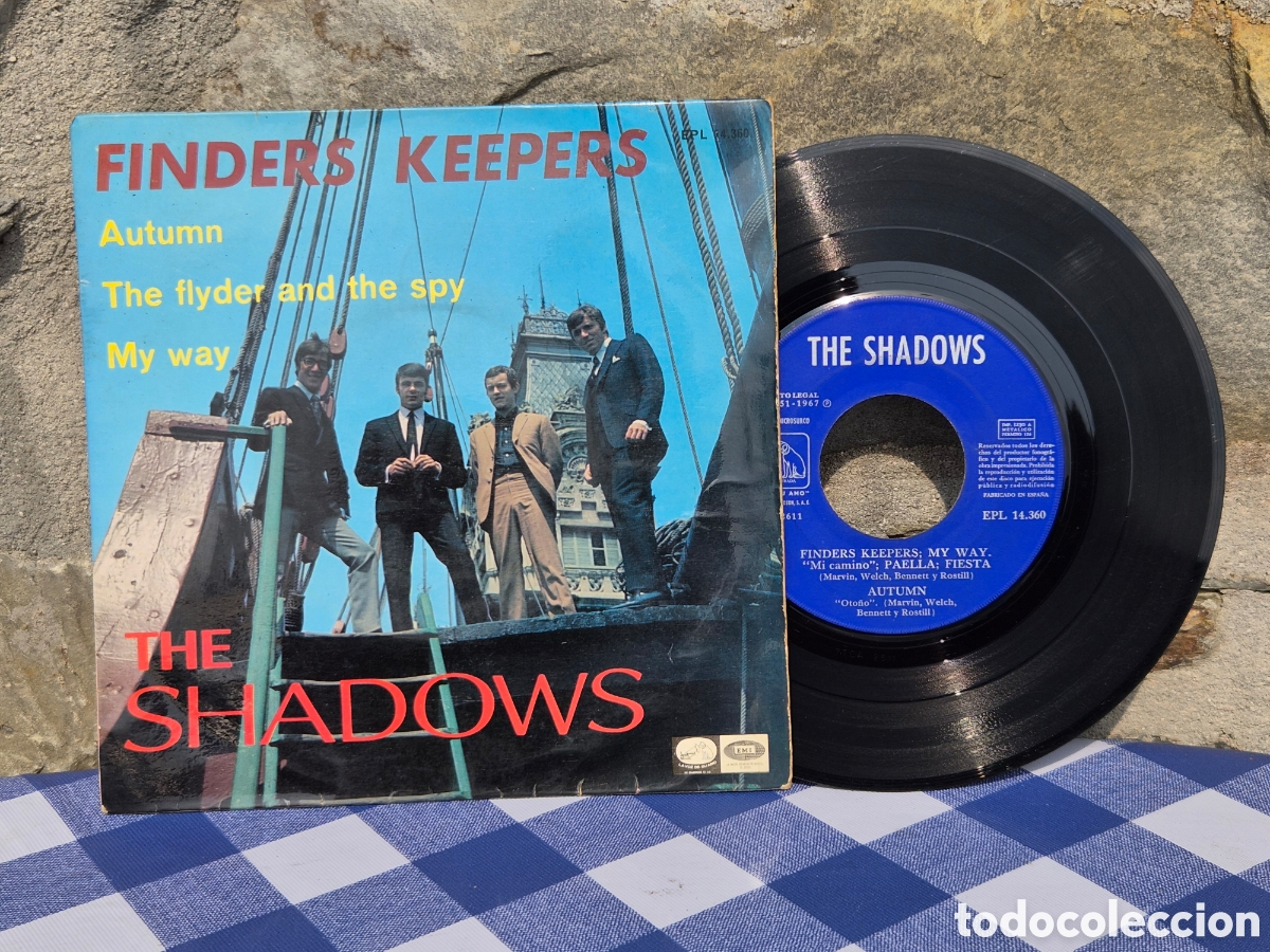 Discos de vinilo: ANTIGUO EP THE SHADOWS FINDERS KEEPERS ORIGINAL