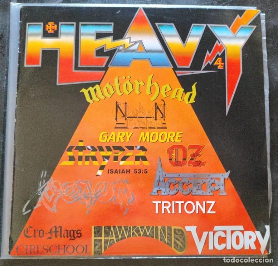 Discos de vinilo: LP - + Heavy / Vol. 4 - Recopilatorio 12 Grupos