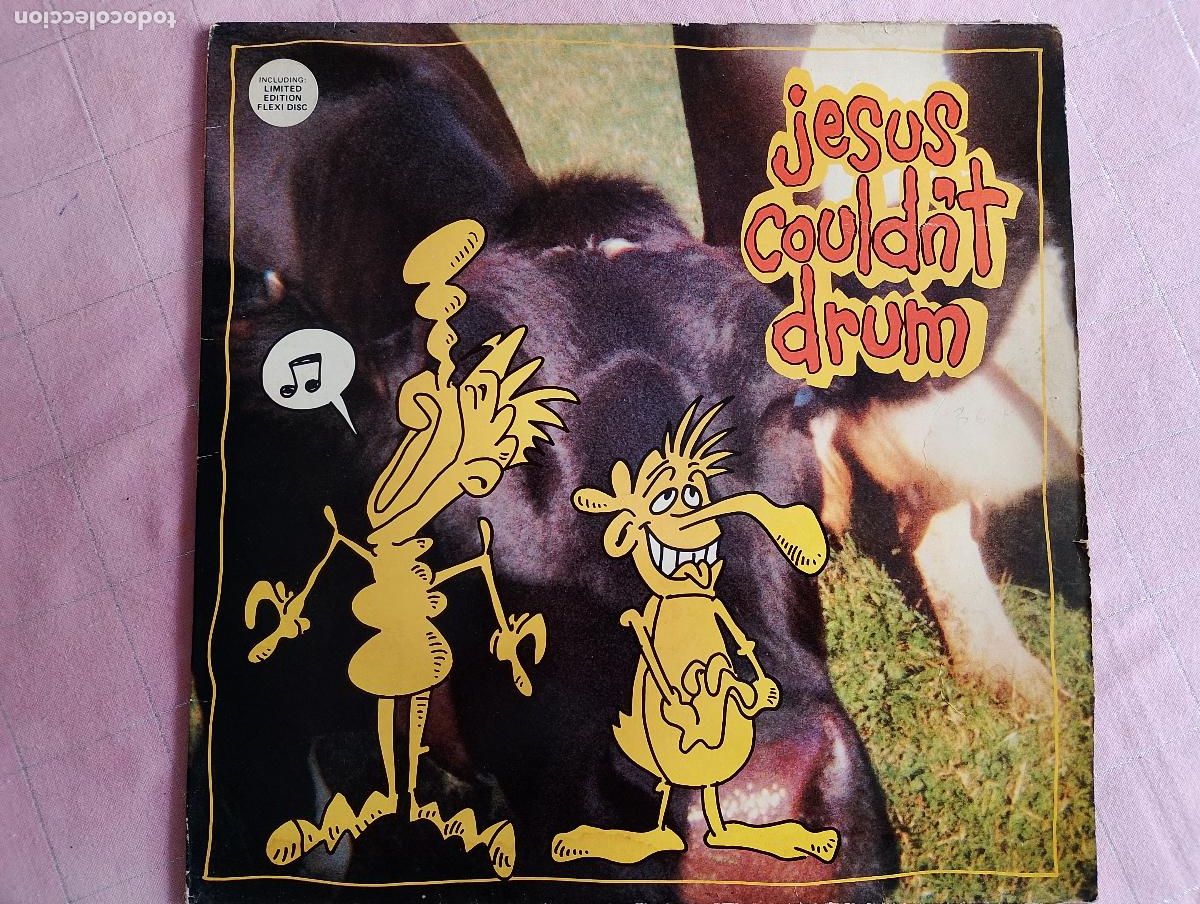 Discos de vinilo: Jesus Couldn't Drum &ndash; Er, ...Something About Cows, 1986, New Wave, Indie Rock, no contiene el flexi
