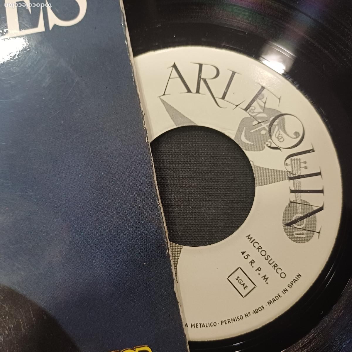 Discos de vinilo: MOYSES/TE QUIERO AMOR/SINGLE. - Foto 2