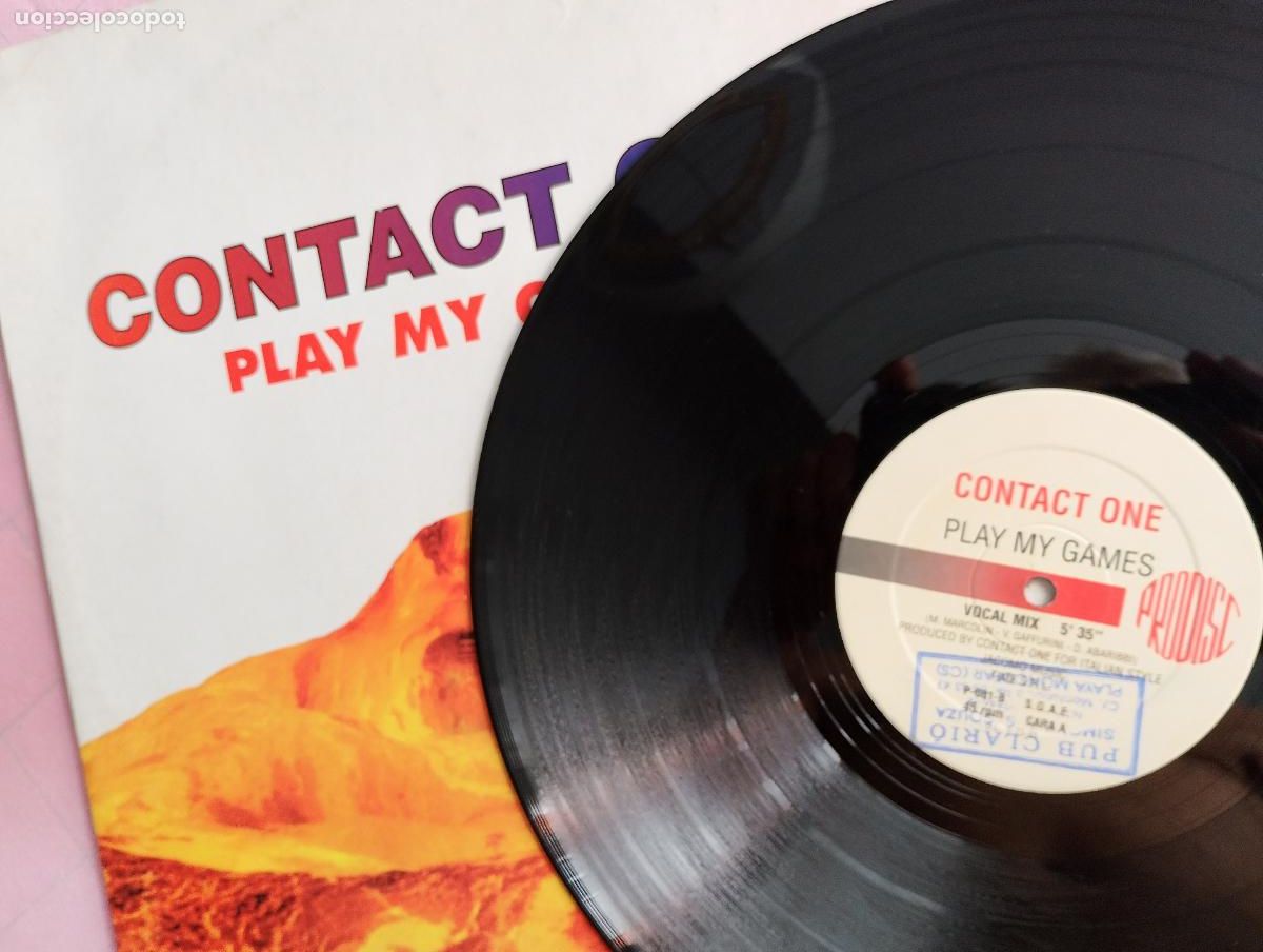 Discos de vinilo: Contact One &ndash; Play My Games, 1993 - Foto 2