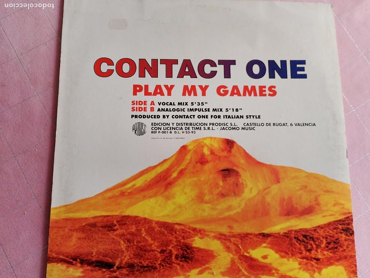 Discos de vinilo: Contact One &ndash; Play My Games, 1993