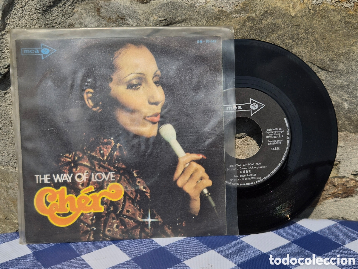 Discos de vinilo: ANTIGUO EP CHER THE WAY OF LOVE ORIGINAL