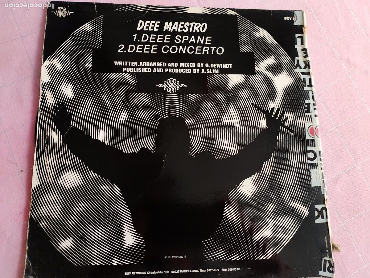 Discos de vinilo: Deee Maestro &ndash; Deee Spane / Deee Concerto, 1992 - Foto 5