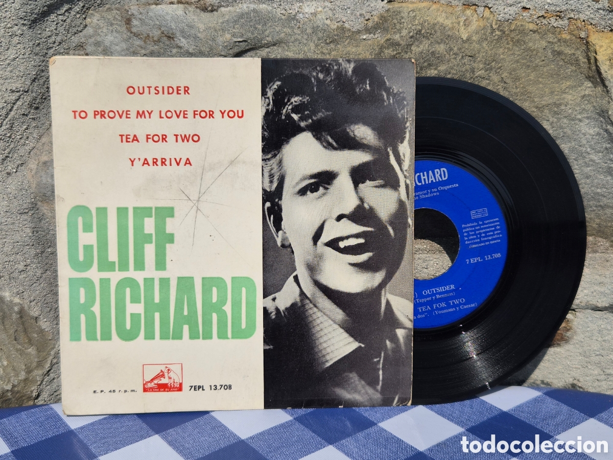 Discos de vinilo: ANTIGUO EP CLIFF RICHARD OUTSIDER ORIGINAL