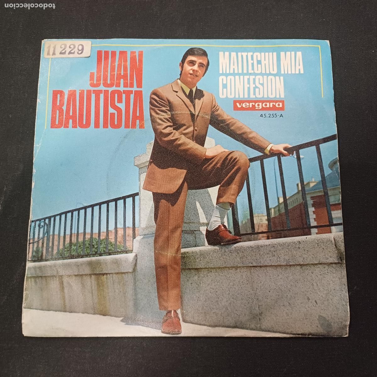 Discos de vinilo: JUAN BAUTISTA/MAITECHU MIA/SINGLE.