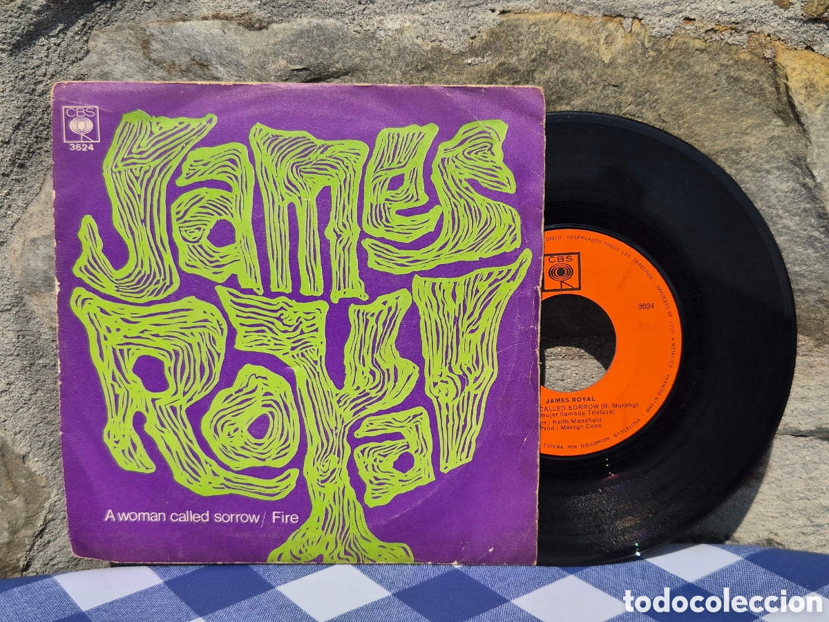 Discos de vinilo: ANTIGUO EP JAMES ROYAL A WOMAN CALLED SORROW ORIGINAL
