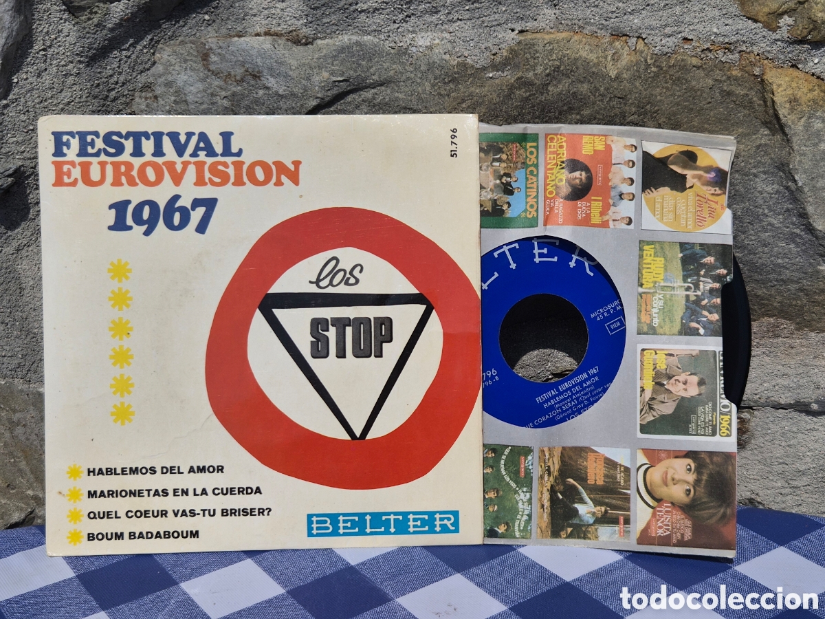 Discos de vinilo: ANTIGUO EP LOS STOP FESTIVAL EUROVISION 1967 ORIGINAL