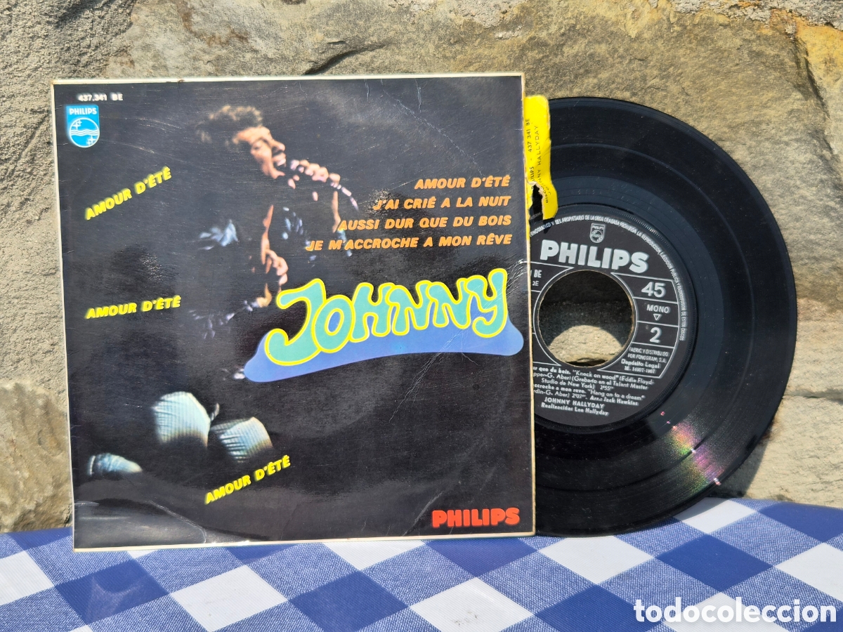 Discos de vinilo: ANTIGUO EP JOHNNY HALLYDAY ORIGINAL