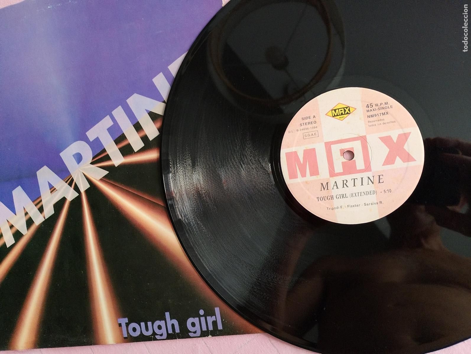 Discos de vinilo: Martine &ndash; Tough Girl, 1994 - Foto 2