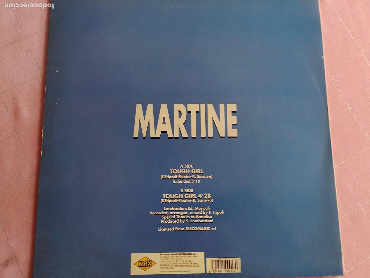 Discos de vinilo: Martine &ndash; Tough Girl, 1994 - Foto 3
