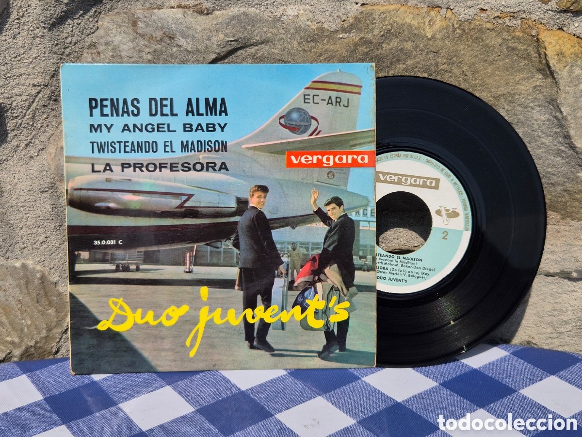 Discos de vinilo: ANTIGUO EP DUO JUVENT'S PENAS DEL ALMA ORIGINAL