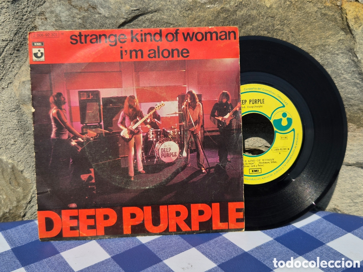 Discos de vinilo: ANTIGUO EP DEEP PURPLE STRANGE KIND OF WOMAN I'M ALONE ORIGINAL