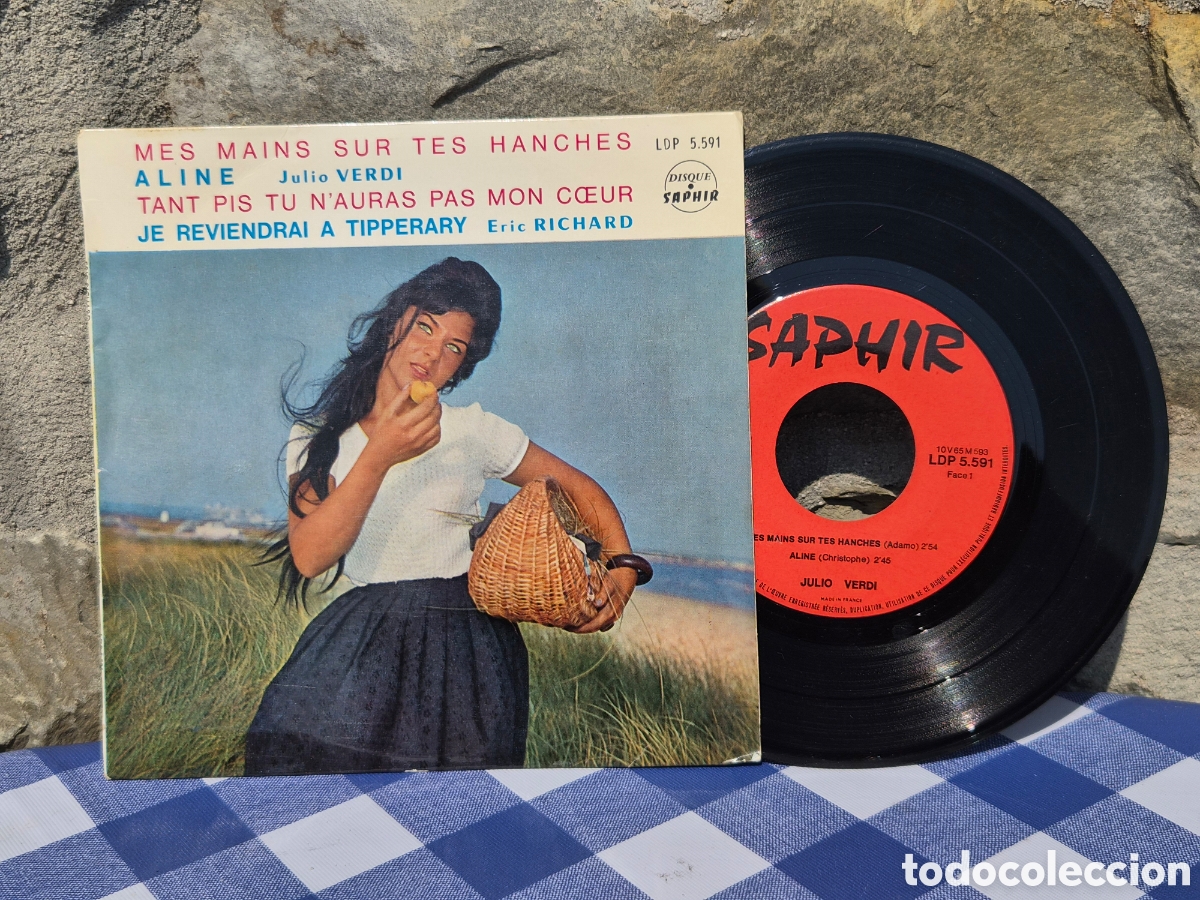 Discos de vinilo: ANTIGUO EP JULIO VERDI MES MAINS SUR TES HANCHES ORIGINAL