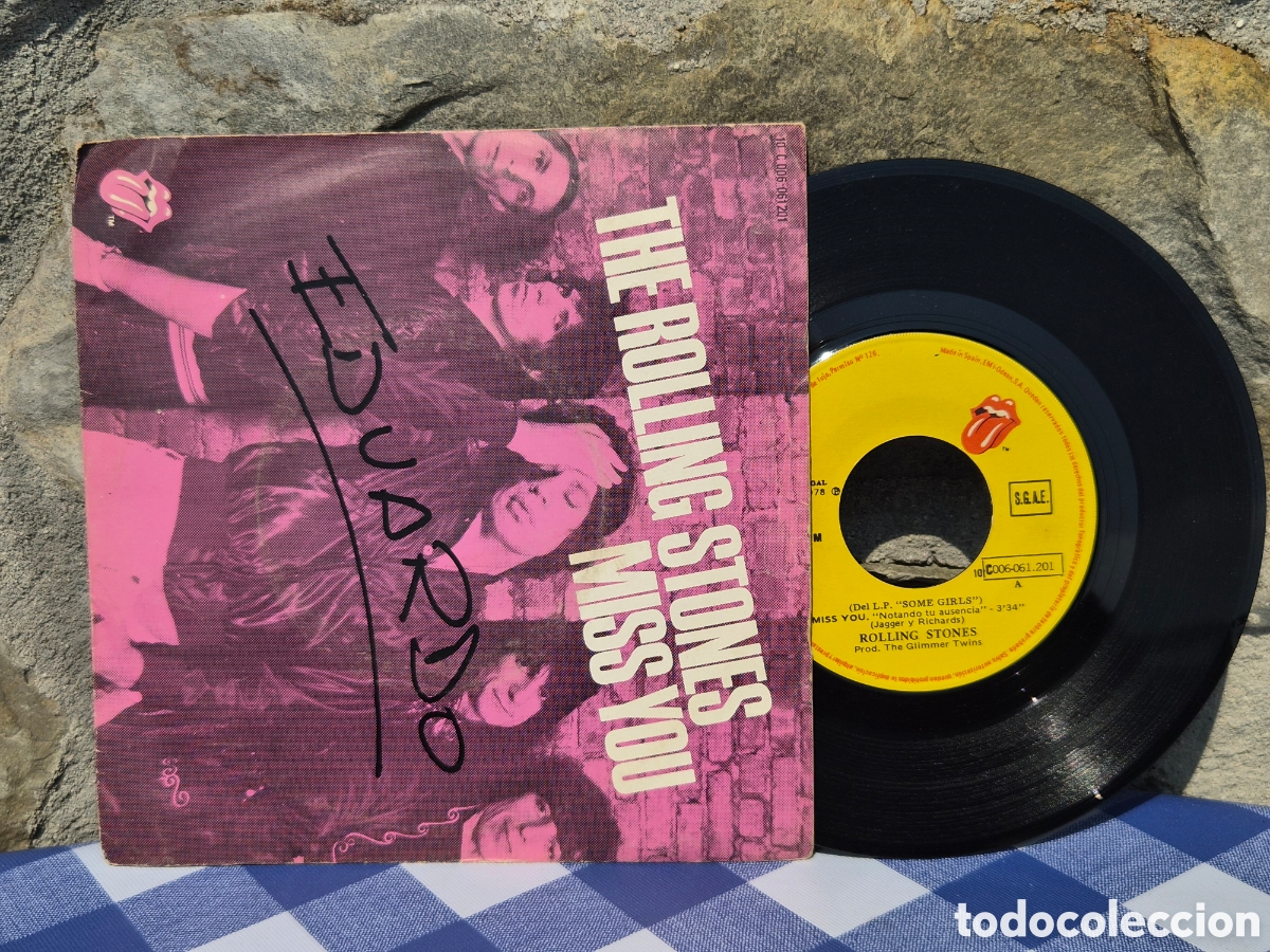Discos de vinilo: ANTIGUO EP THE ROLLING STONES MISS YOU ORIGINAL
