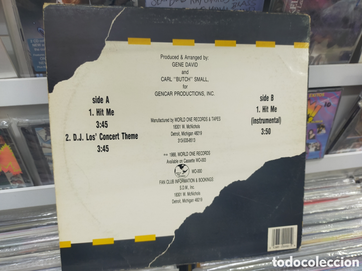 Discos de vinilo: E.Z.B. & D.J. LOS MAXI HIT ME U.S.A. 1988 - Foto 2