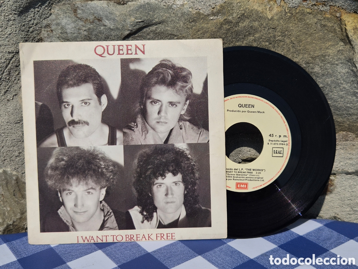 Discos de vinilo: ANTIGUO EP QUEEN I WANT TO BREAK FREE ORIGINAL