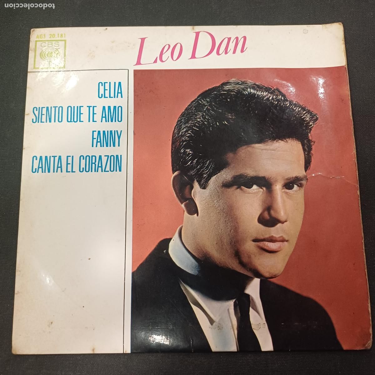 Discos de vinilo: LEO DAN/CELIA-SIENTO QUE TE AMO/SINGLE.