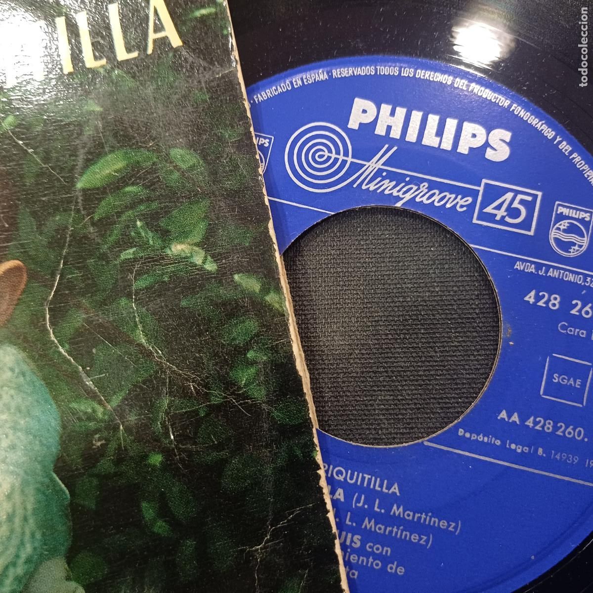 Discos de vinilo: JOSE LUIS/MARIQUITILLA/SINGLE. - Foto 2
