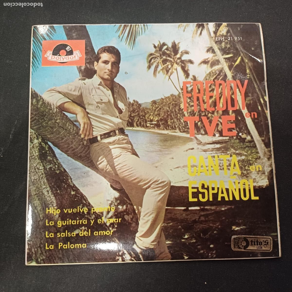 Discos de vinilo: FREDDY/VUELVE PRONTO/SINGLE.