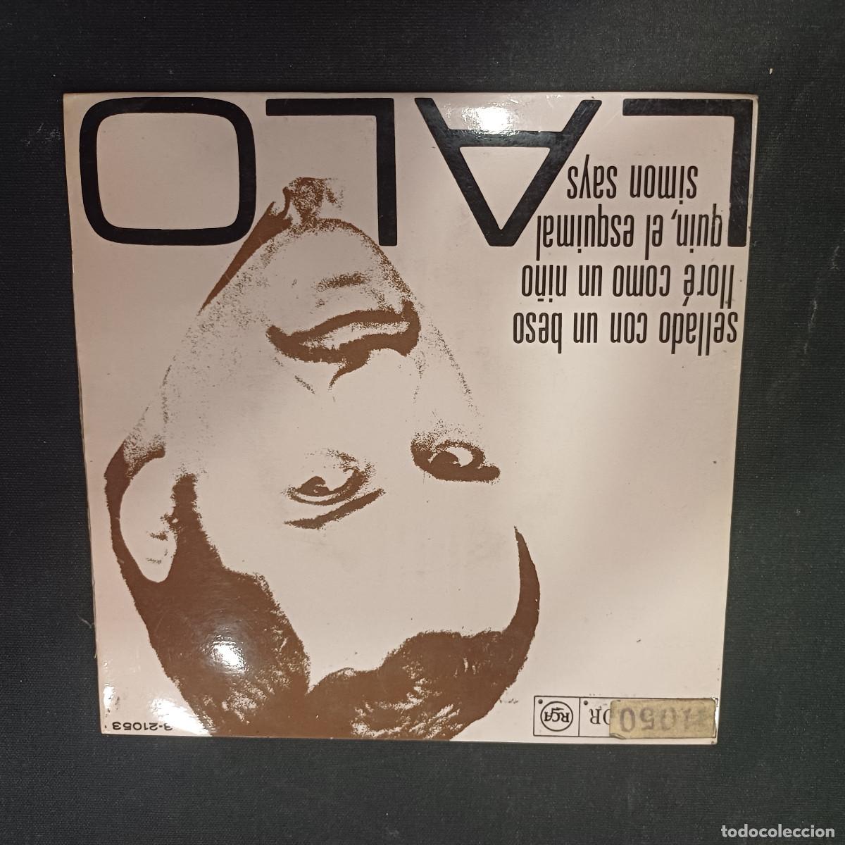 Discos de vinilo: LALO/SELLADO CON UN BESO/SINGLE.