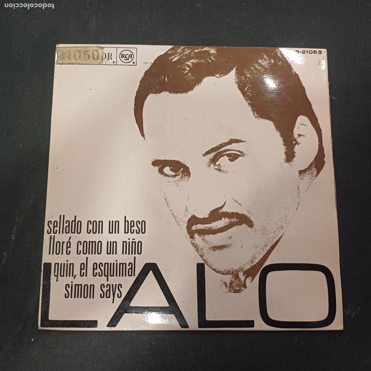 Discos de vinilo: LALO/SELLADO CON UN BESO/SINGLE.