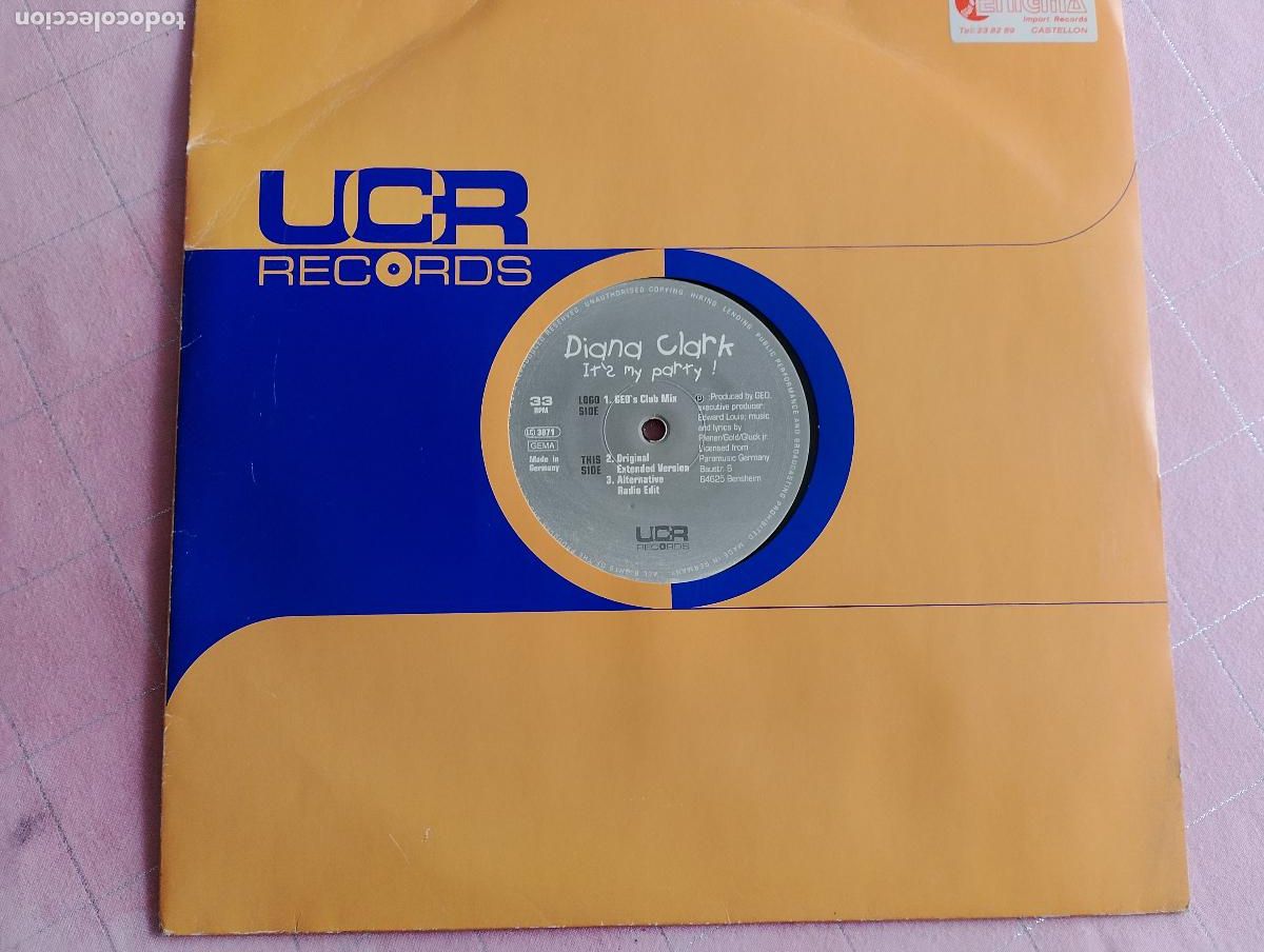 Discos de vinilo: Diana Clark &ndash; Its My Party!,1994 - Foto 2