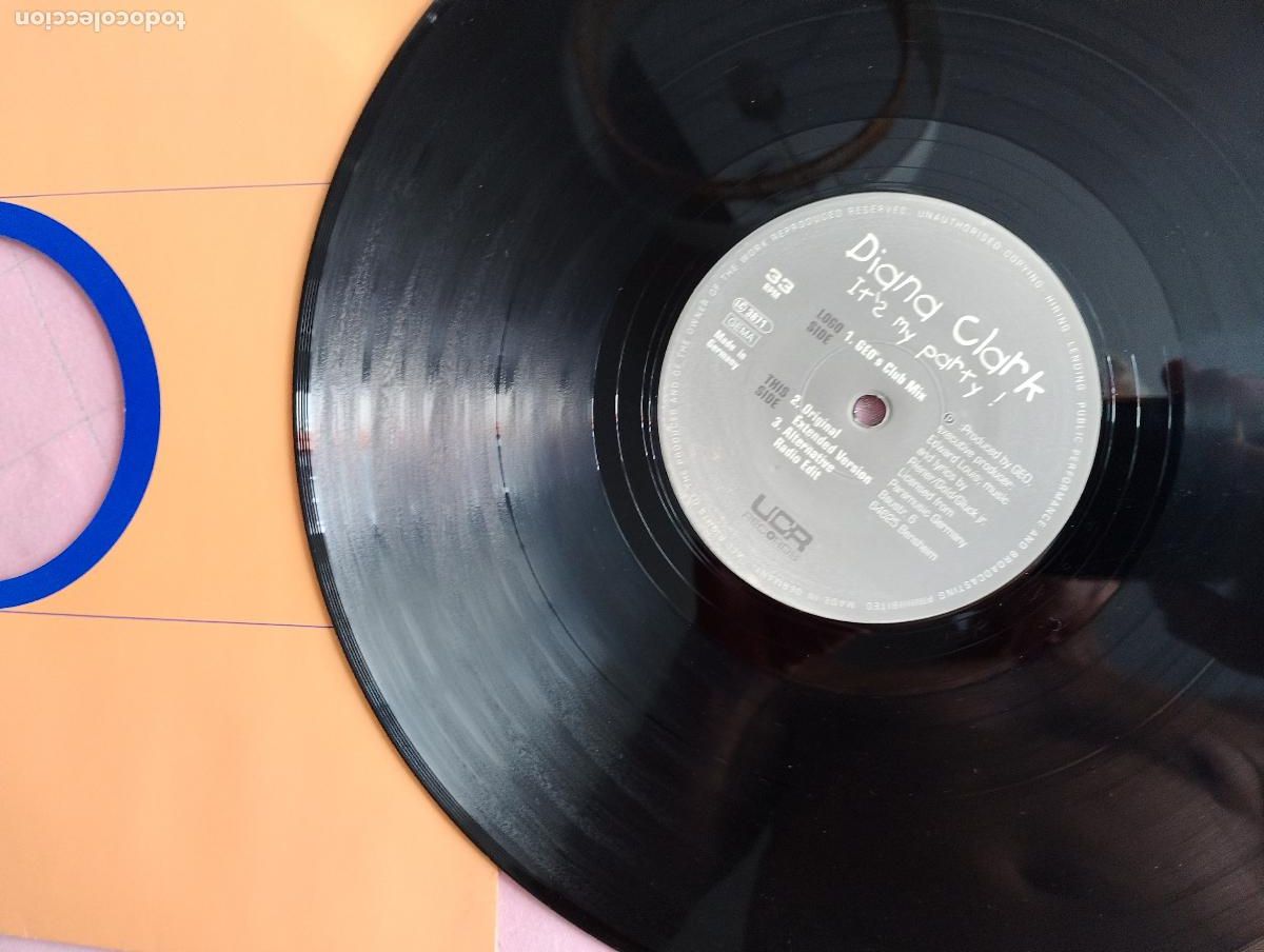 Discos de vinilo: Diana Clark &ndash; Its My Party!,1994 - Foto 3