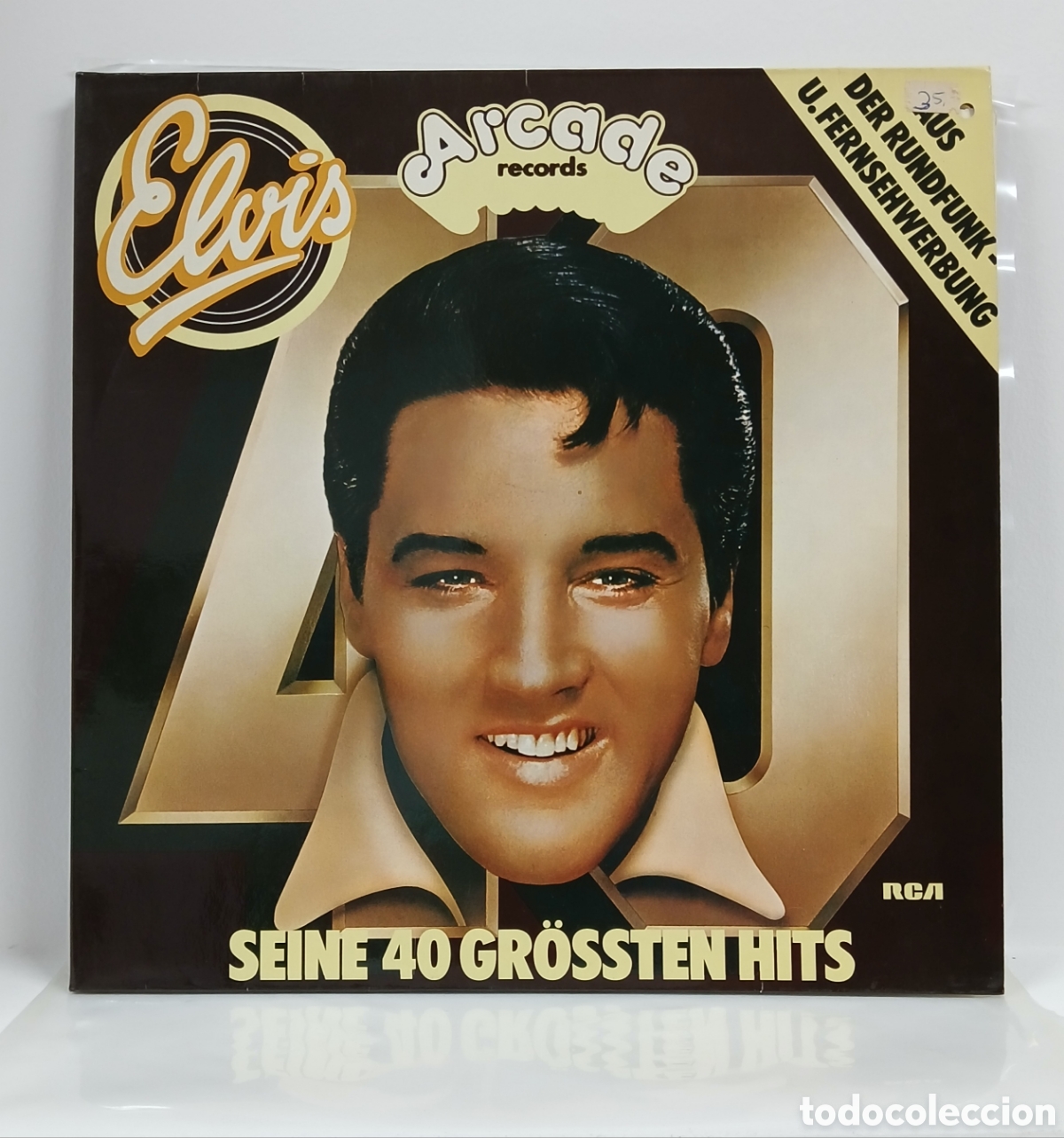Discos de vinilo: ELVIS PRESLEY &rdquo;SEINE 40 GR&Ouml;STEN HITS&rdquo; DOBLE LP. COMP. GATEFOLD. GERMANY. 1975 (VG+)