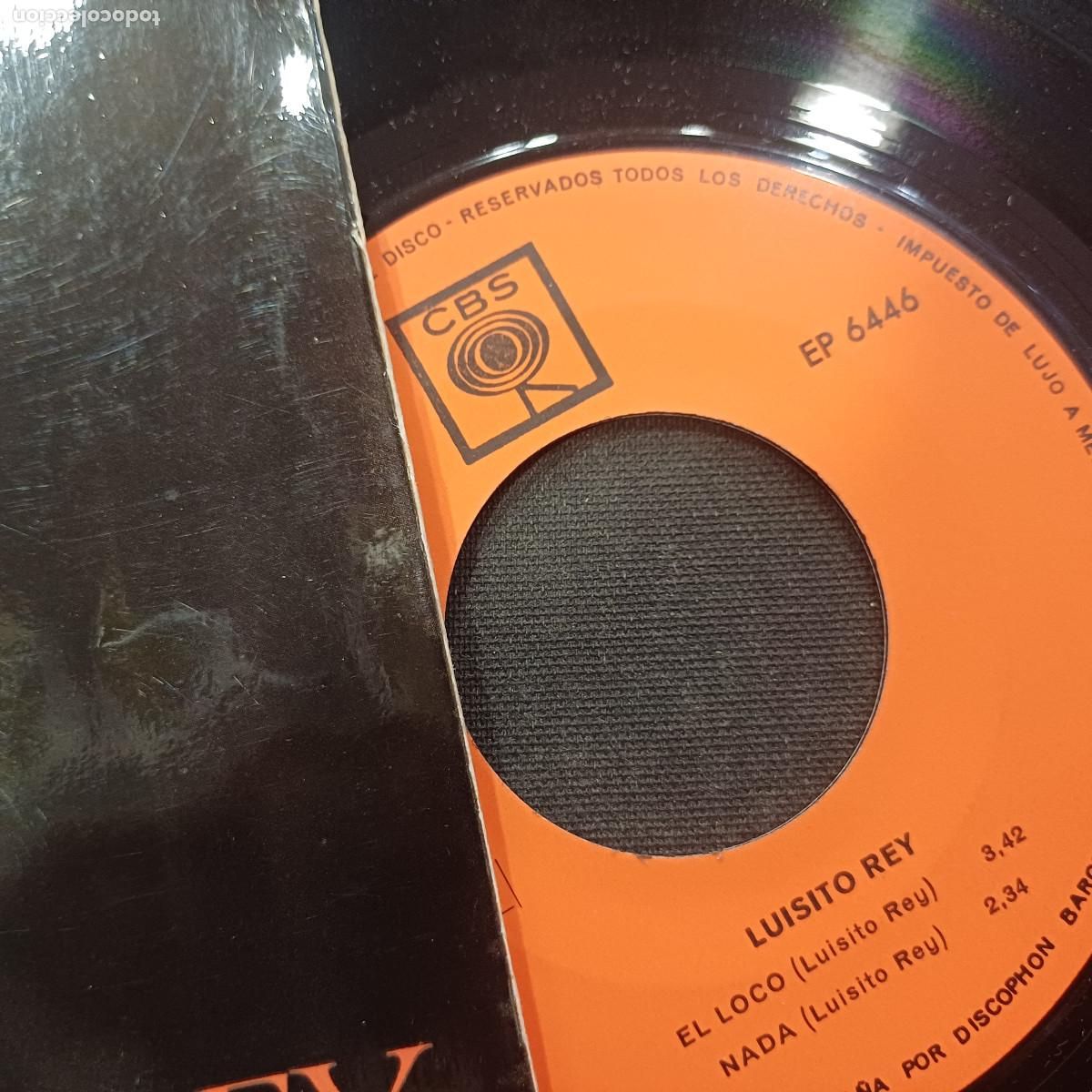 Discos de vinilo: LUISITO REY/HAY UN ALGO/SINGLE. - Foto 2