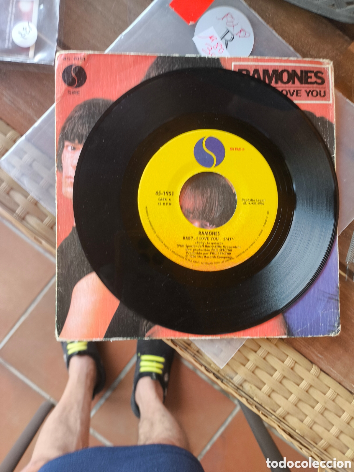 Discos de vinilo: Single de ramones.lote R.n.144 - Foto 3