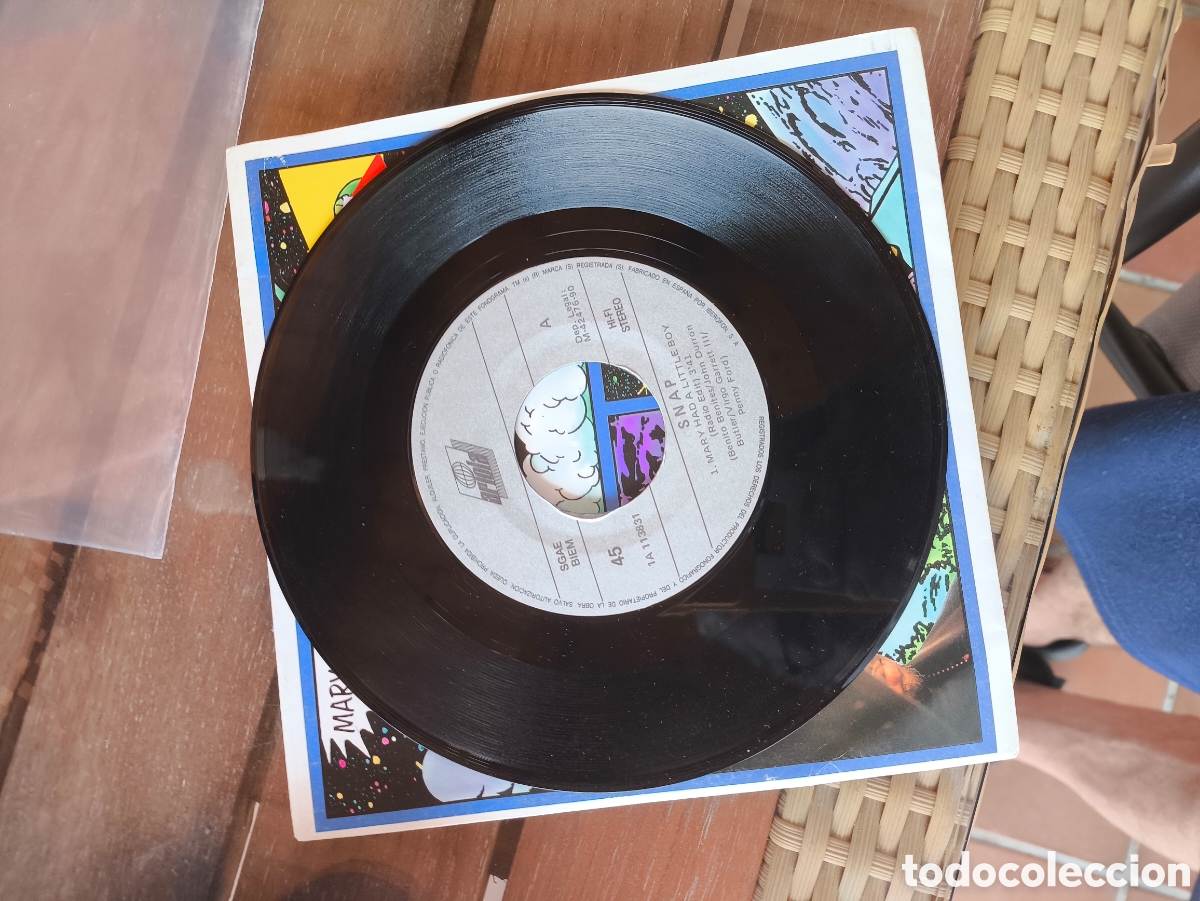 Discos de vinilo: Single de snaps.lote.S.n.125 - Foto 2