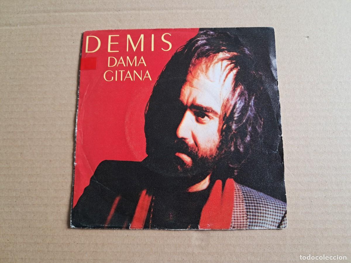 Discos de vinilo: DEMIS ROUSSOS - DAMA GITANA SINGLE 1982 EDICION ESPA&Ntilde;OLA - Foto 1