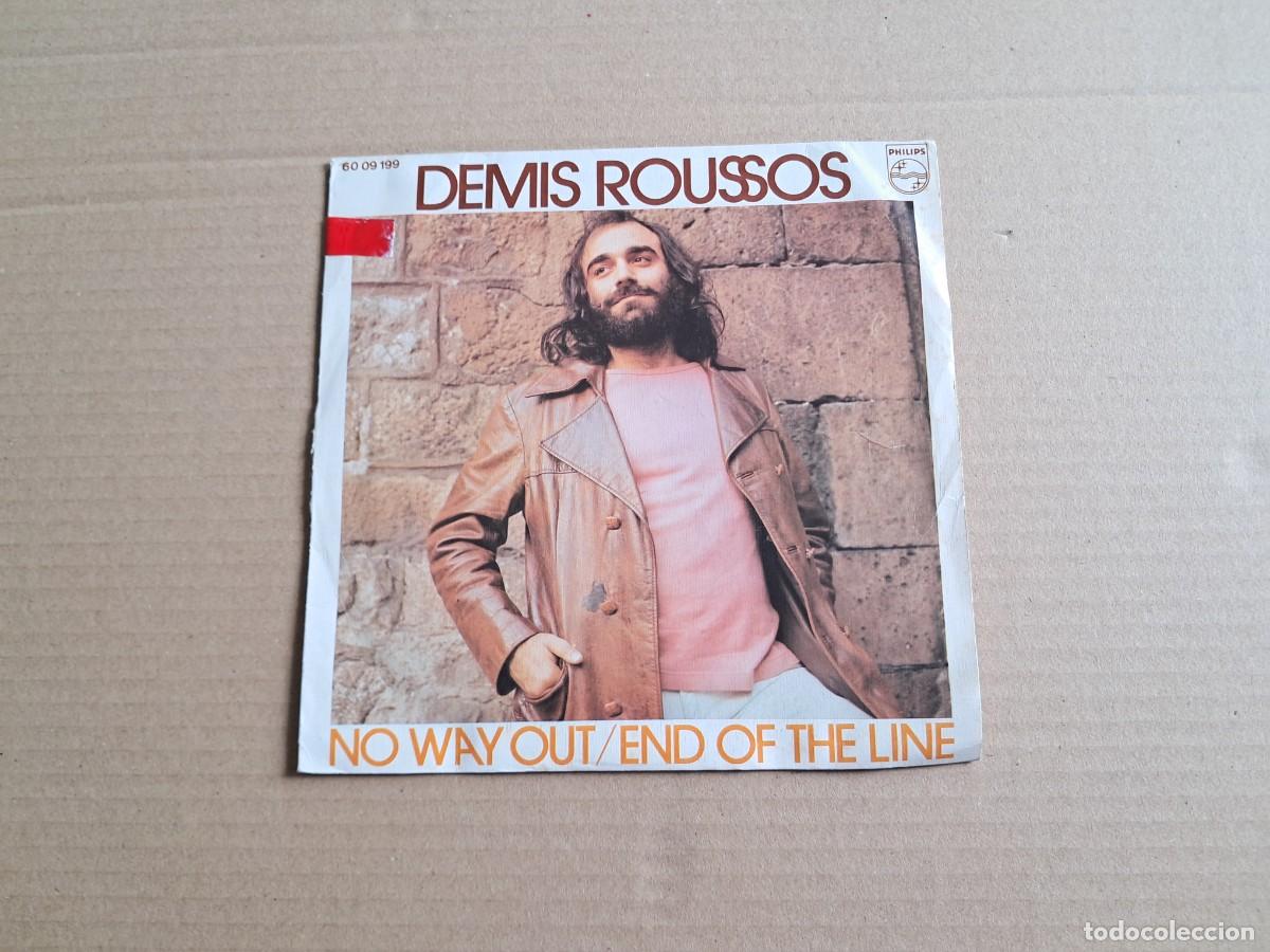 Discos de vinilo: DEMIS ROUSSOS - NO WAY OUT SINGLE 1972 EDICION ESPA&Ntilde;OLA