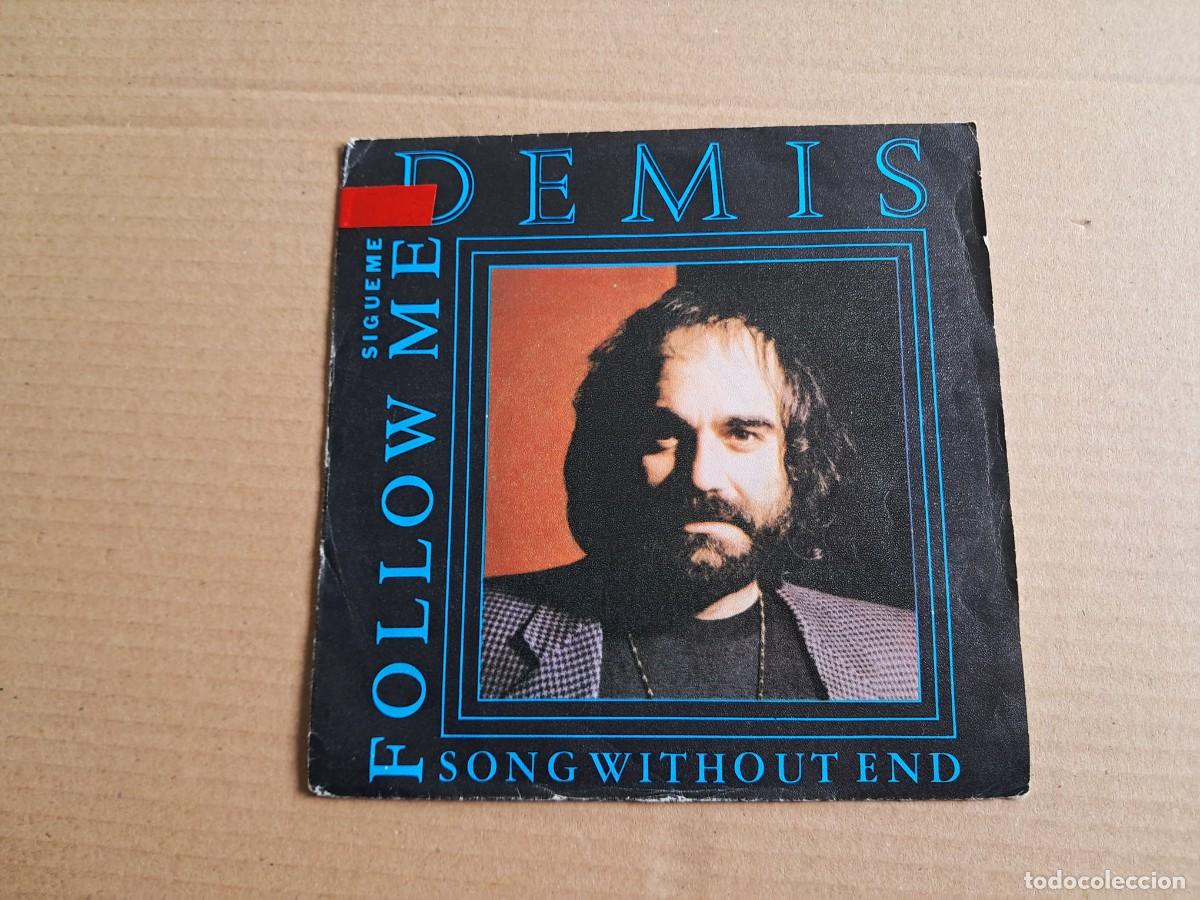 Discos de vinilo: DEMIS ROUSSOS - FOLLOW ME SINGLE 1982 EDICION ESPA&Ntilde;OLA