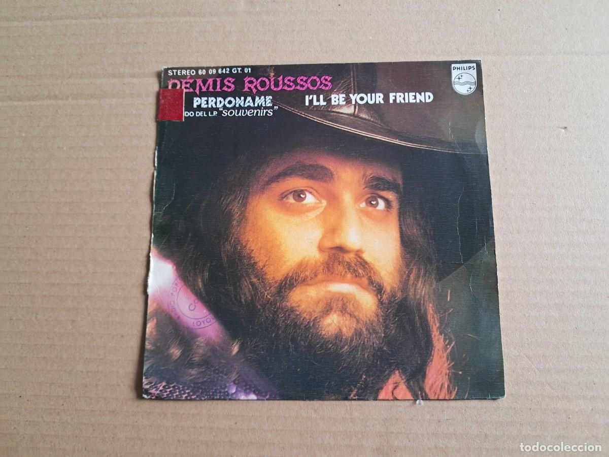 Discos de vinilo: DEMIS ROUSSOS - PERDONAME SINGLE 1975 EDICION ESPA&Ntilde;OLA