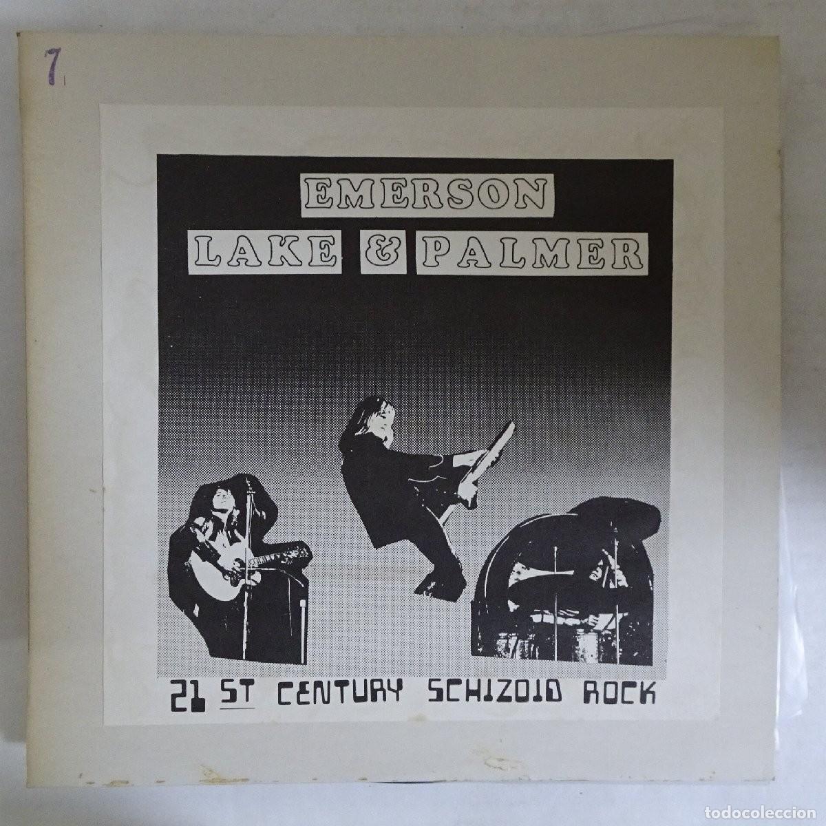Discos de vinilo: Emerson Lake & Palmer -21st century schizoid rock live 1971 japanese pressing very very very rare!!
