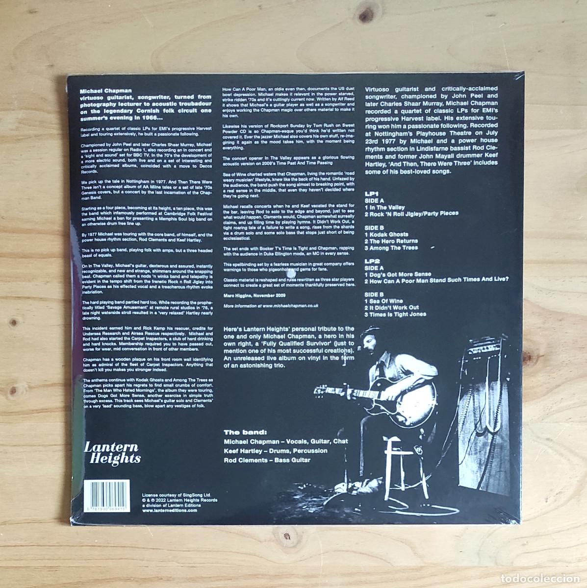 Discos de vinilo: Michael Chapman - And Then There Were Three (2010) 2LP - Foto 2