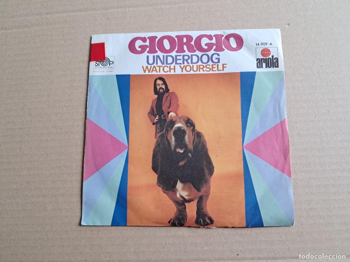Discos de vinilo: GIORGIO - UNDERDOG SINGLE 1971 EDICION ESPA&Ntilde;OLA