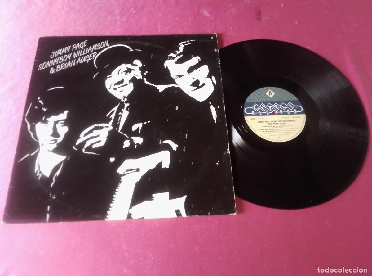 Discos de vinilo: JIMMY PAGE SONNY BOY 1975 LP L32 3 2