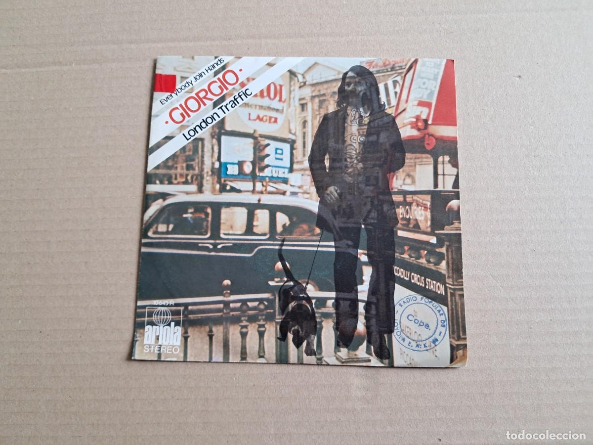 Discos de vinilo: GIORGIO - EVERYBODY JOIN HANDS SINGLE 1972 EDICION ESPA&Ntilde;OLA
