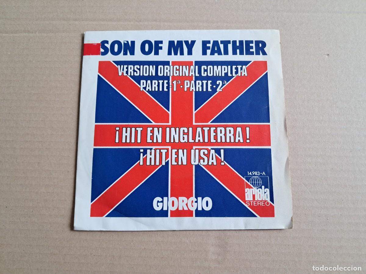 Discos de vinilo: GIORGIO - SON OF MY FATHER SINGLE 1971 EDICION ESPA&Ntilde;OLA