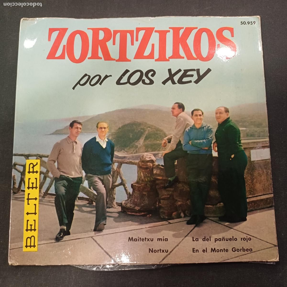 Discos de vinilo: LOS XEY/ZORTZIKOS/SINGLE+HOJA LETRAS.