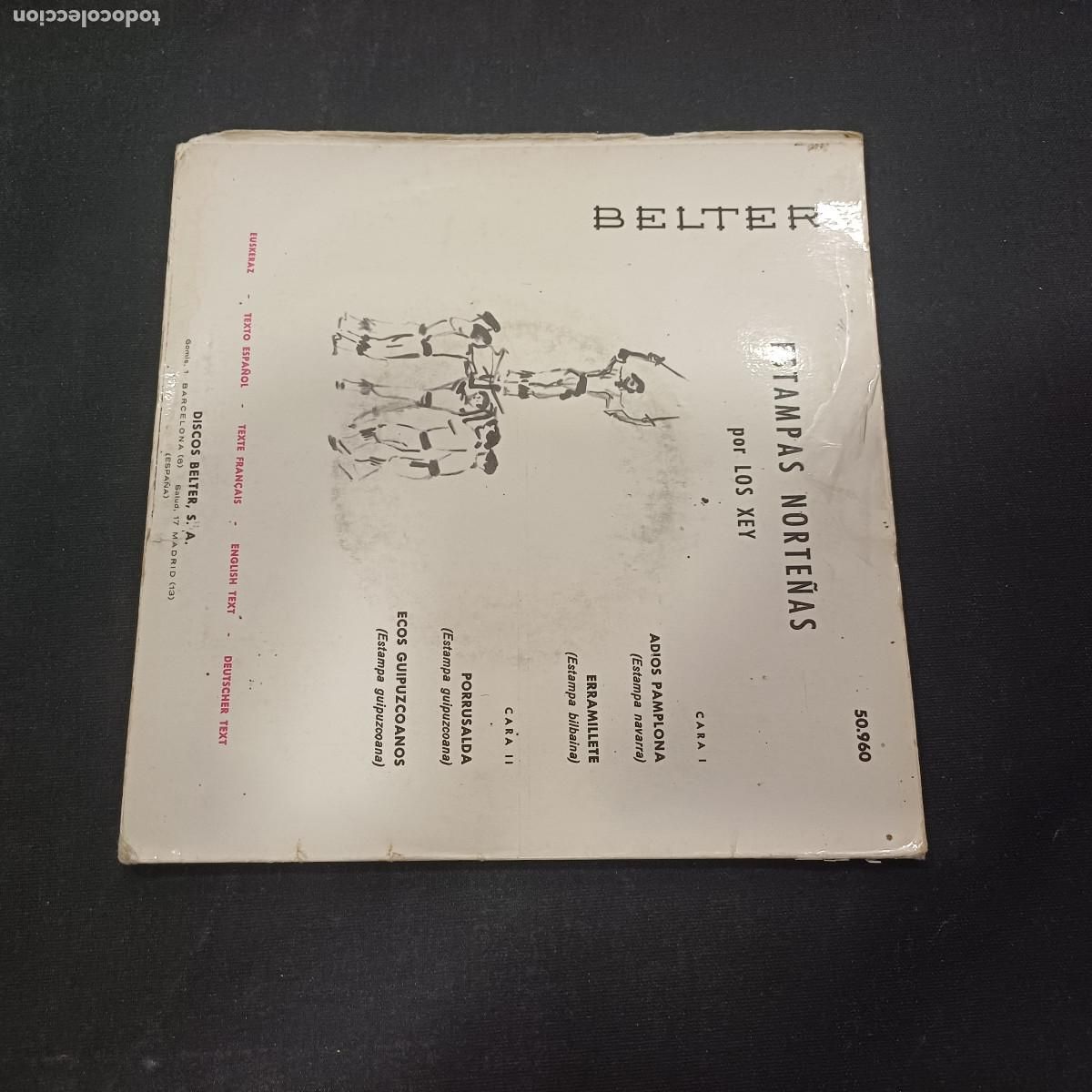 Discos de vinilo: LOS XEY/ADIOS PAMPLONA/SINGLE. - Foto 4