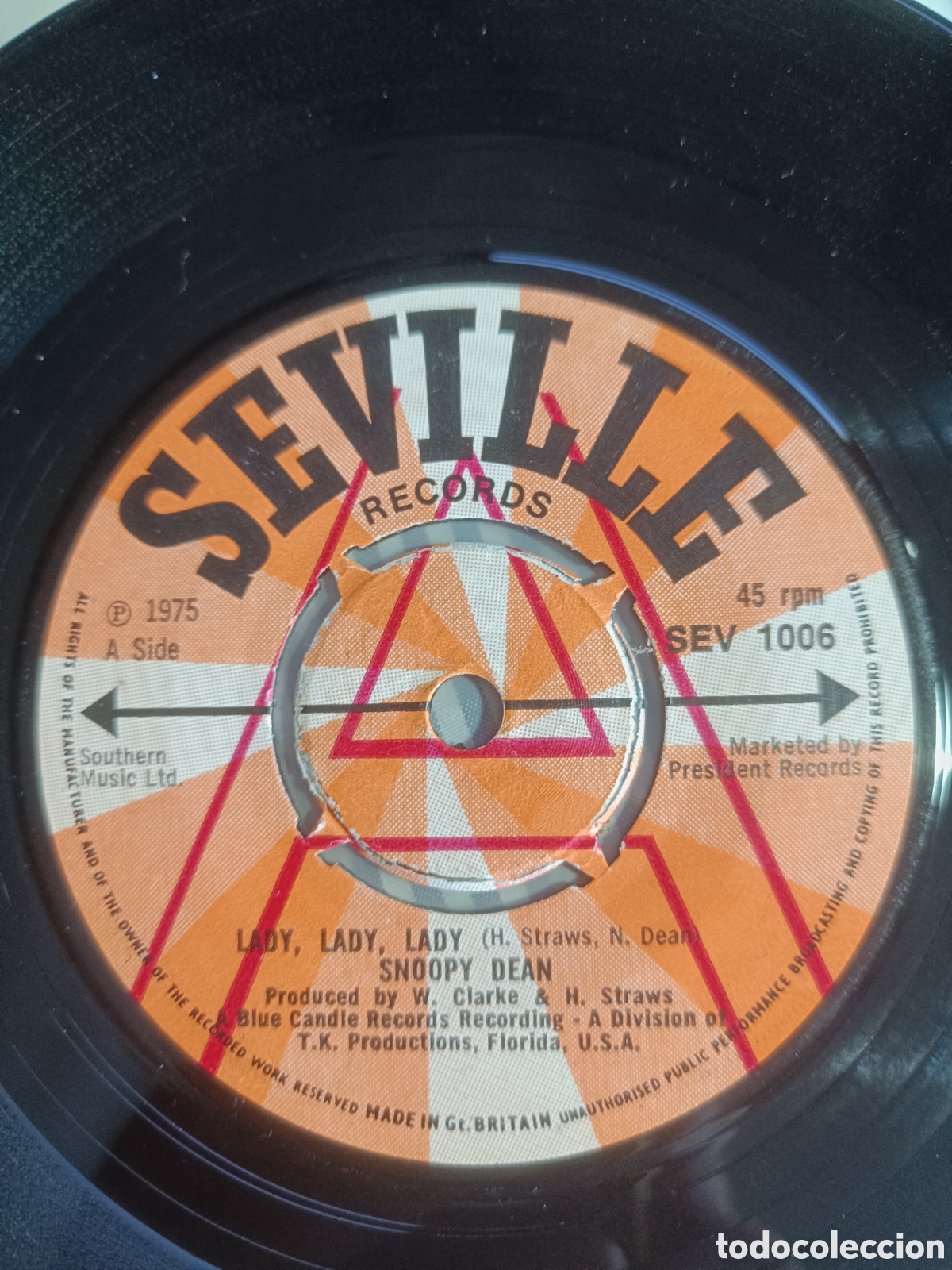 Discos de vinilo: Snoopy Dean &ndash; Lady, Lady, Lady (Edici&oacute;n Promocional)