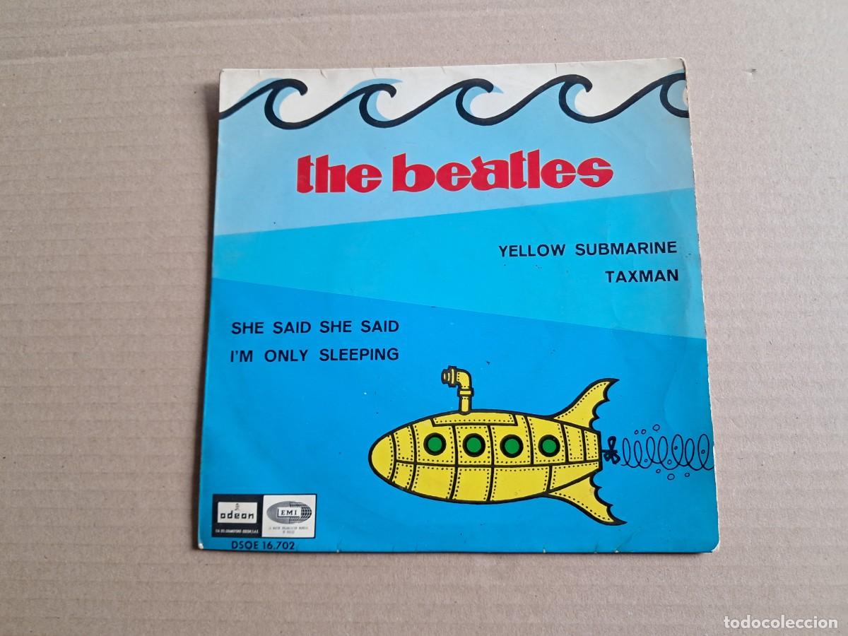 Discos de vinilo: THE BEATLES - YELLOW SUBMARINE EP 4 TEMAS 1966 EDICION ESPA&Ntilde;OLA