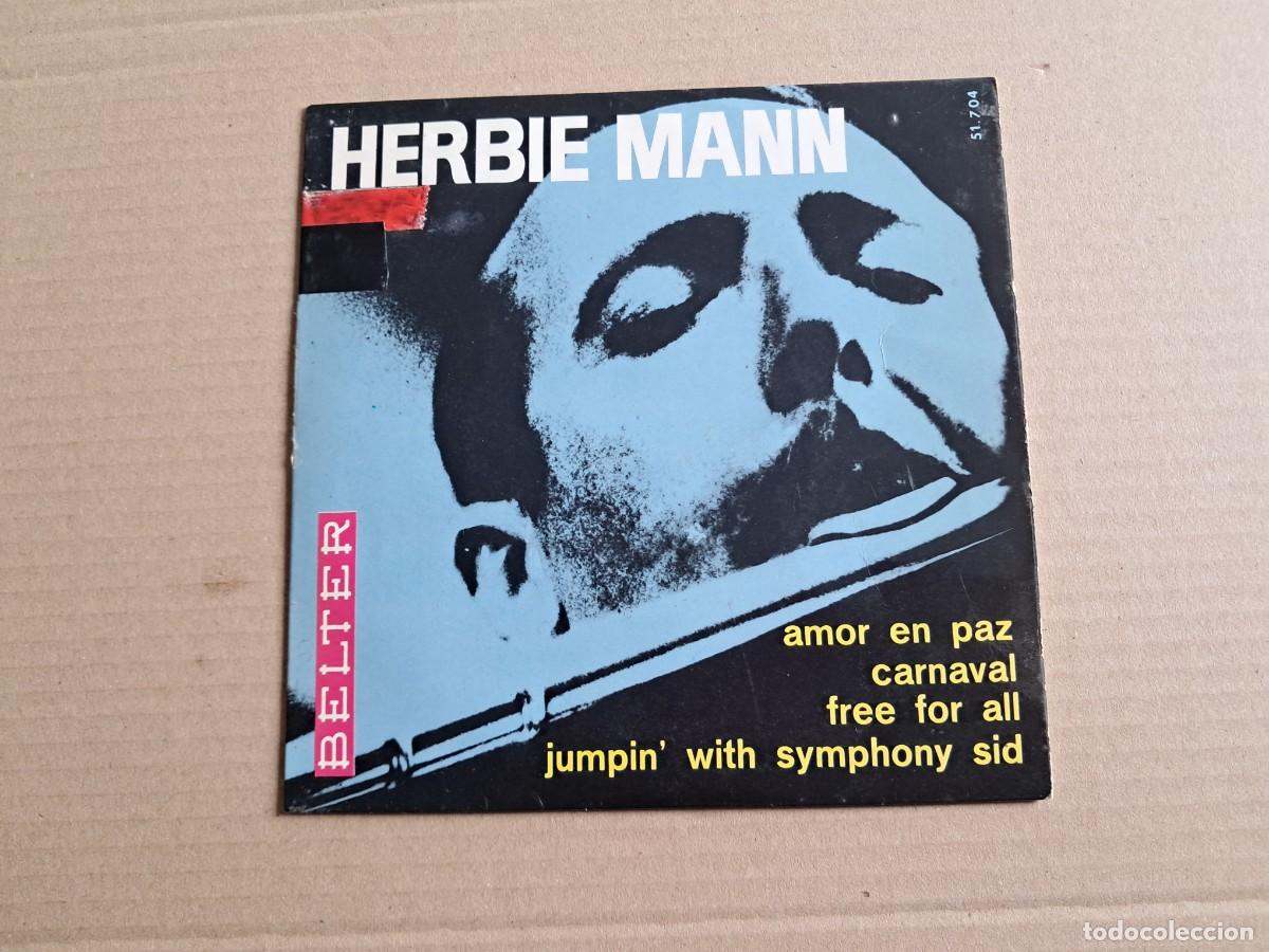 Discos de vinilo: HERBIE MANN - AMOR EN PAZ EP 4 TEMAS 1966 EDICION ESPA&Ntilde;OLA JAZZ LATIN