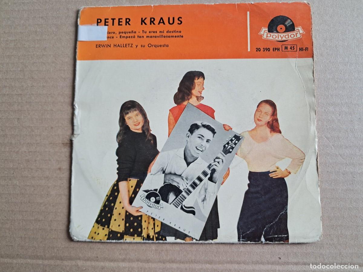 Discos de vinilo: PETER KRAUS - TE QUIERO PEQUE&Ntilde;A EP 4 TEMAS 1959 EDICION ESPA&Ntilde;OLA