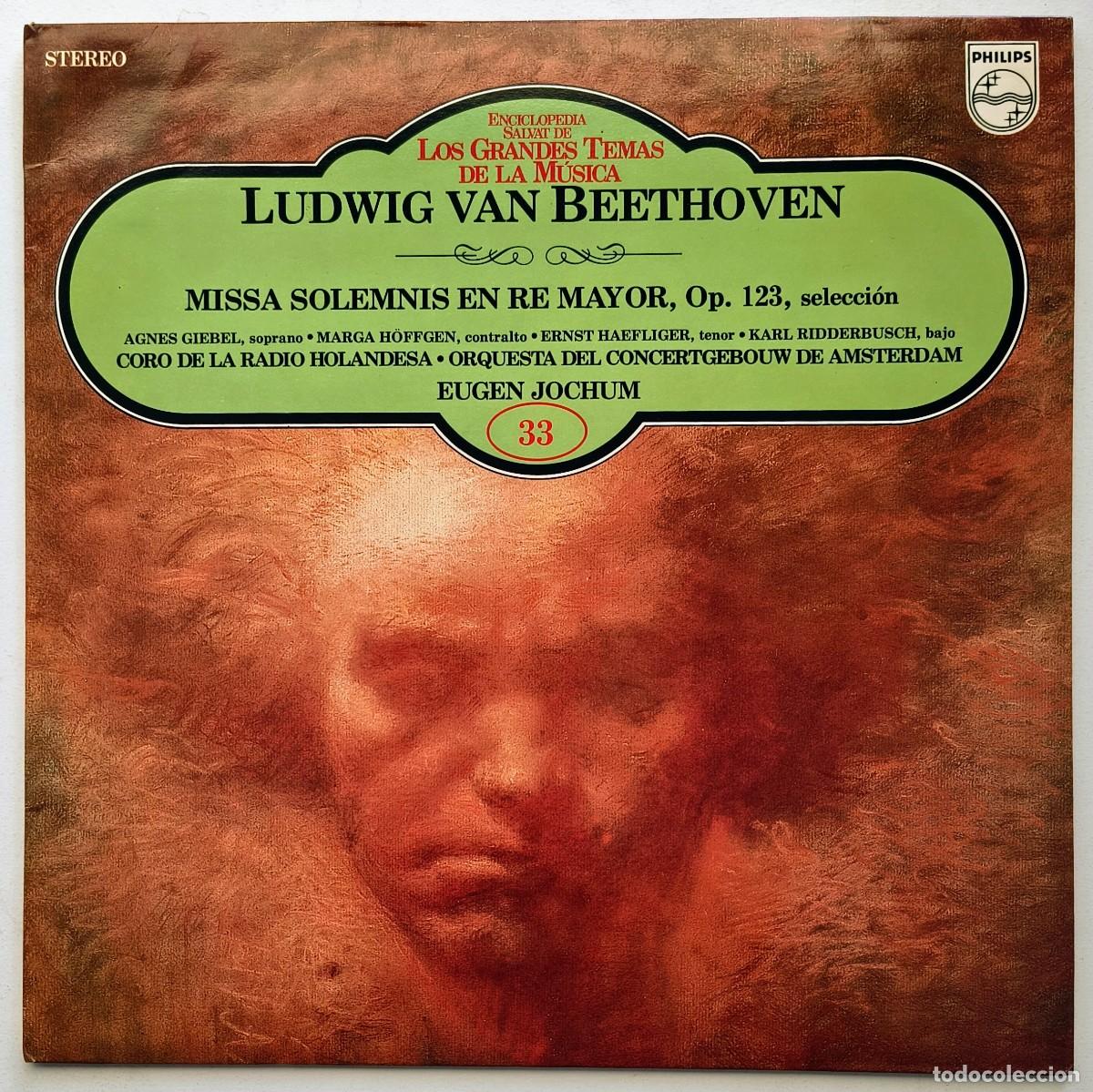 Discos de vinilo: Beethoven - Enciclopedia Salvat de Los Grandes Temas de la Musica 33