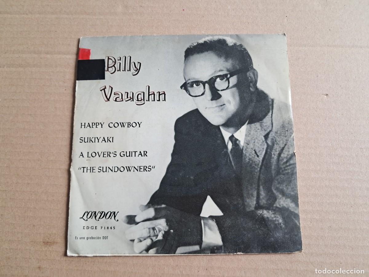 Discos de vinilo: BILLY VAUGHN - HAPPY COWBOY EP 4 TEMAS 1963 EDICION ESPA&Ntilde;OLA